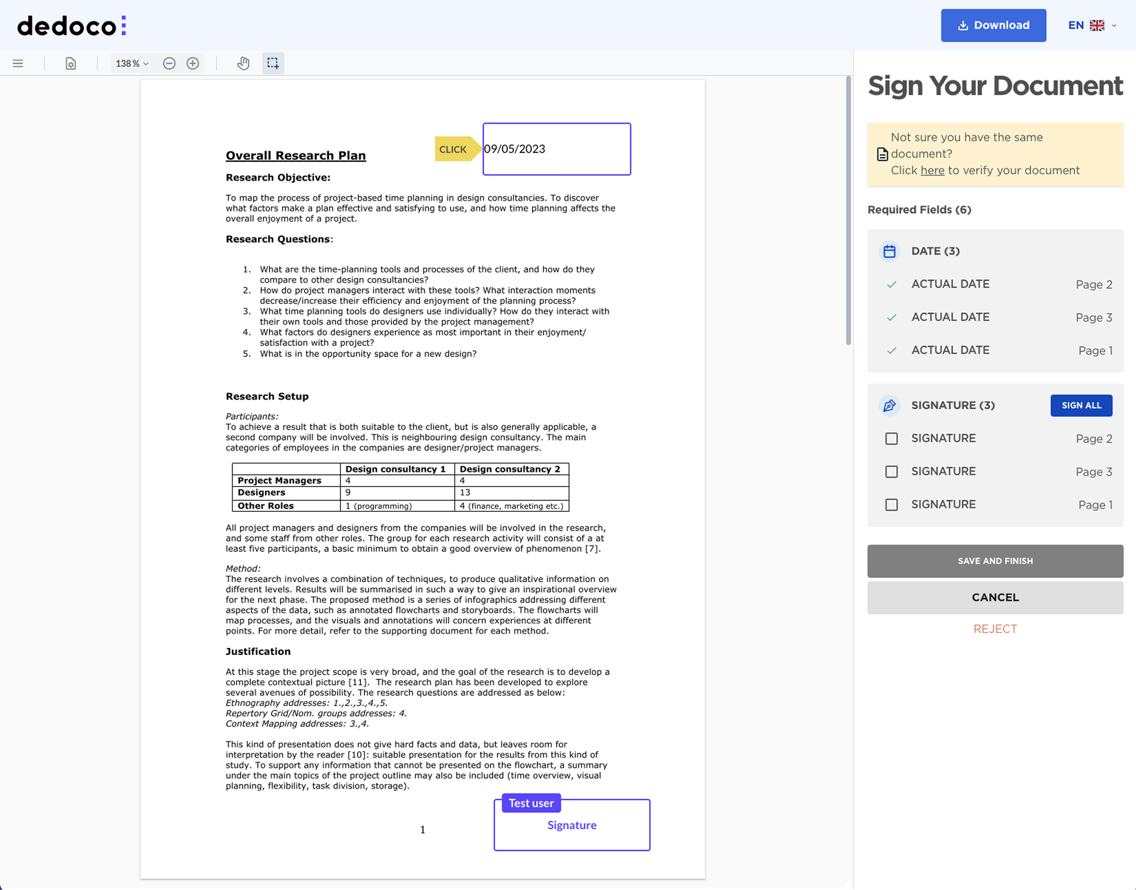 Field navigation before redesign